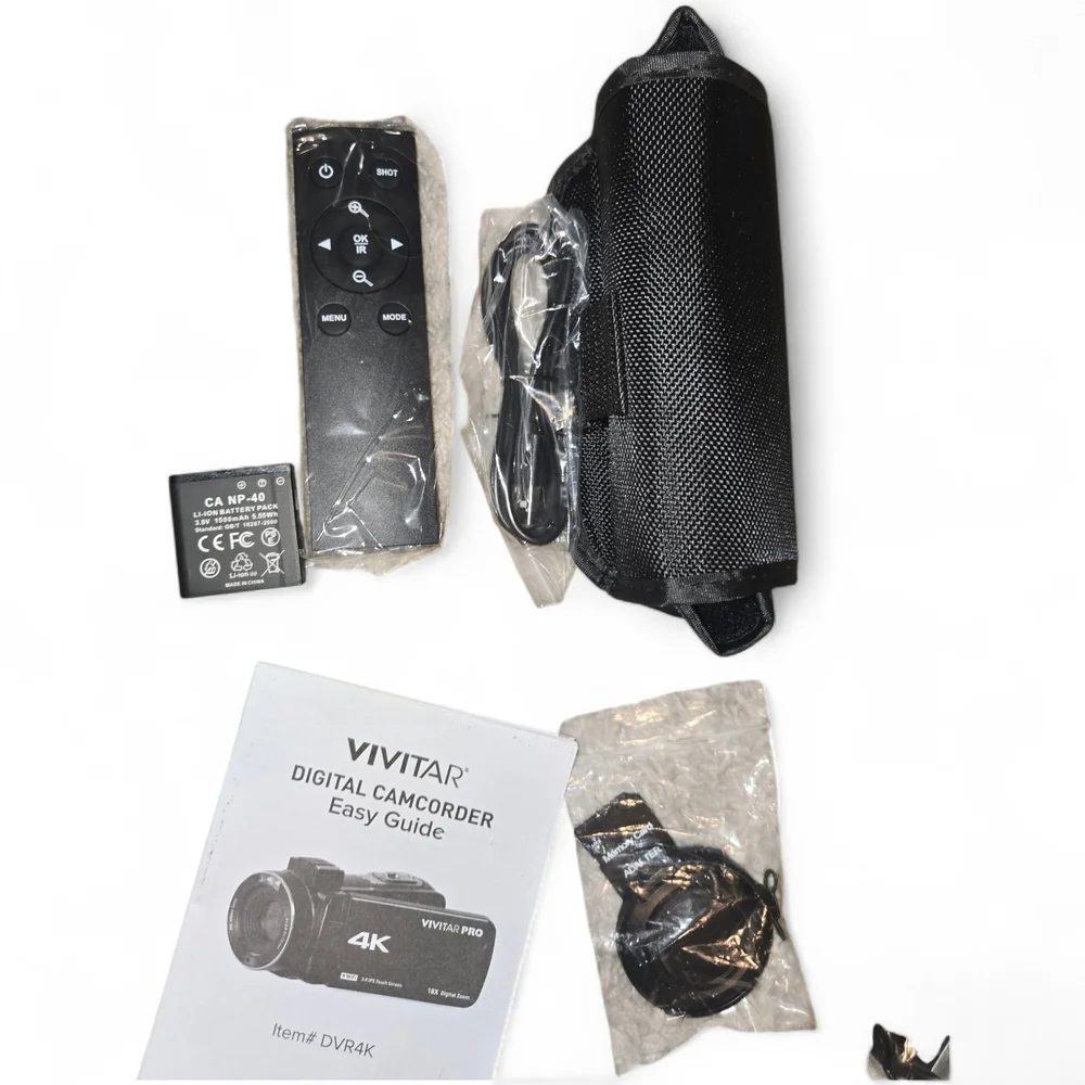 Vivitar 4K Digital Camcorder DVR4K - Black